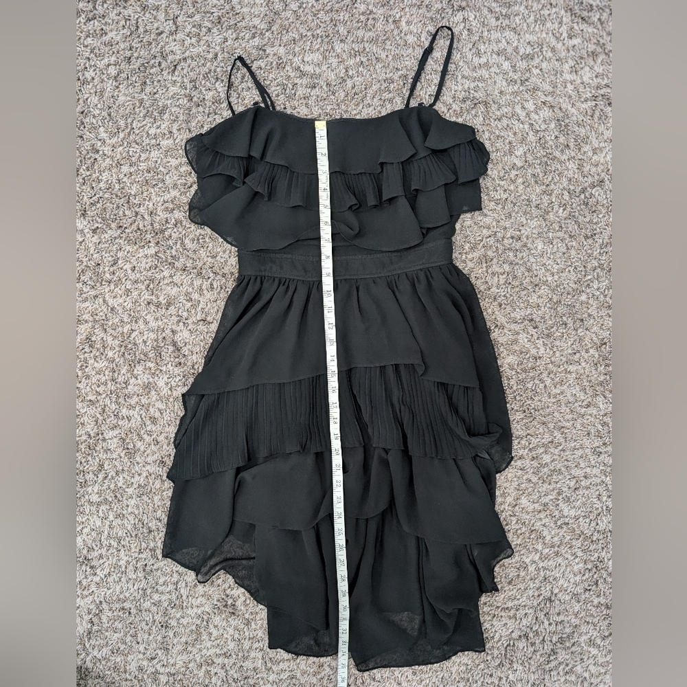 J. Blonde Black Ruffled High-Low Dress - Picture 10 of 10